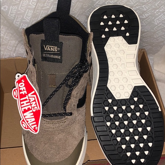 >Ⓜ️ULTRARANGE HI TOP HAIRY SUEDE CUB/MARSHMALLOW ULTRA PADDED TONGUE BRAND🆕VANS - Picture 4 of 15